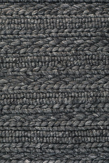 Eva Scandi Charcoal Hand Woven Rug